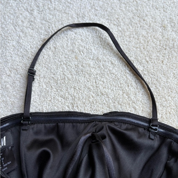 H&M Black Pleated Sweetheart Cocktail Dress - Picture 9 of 9